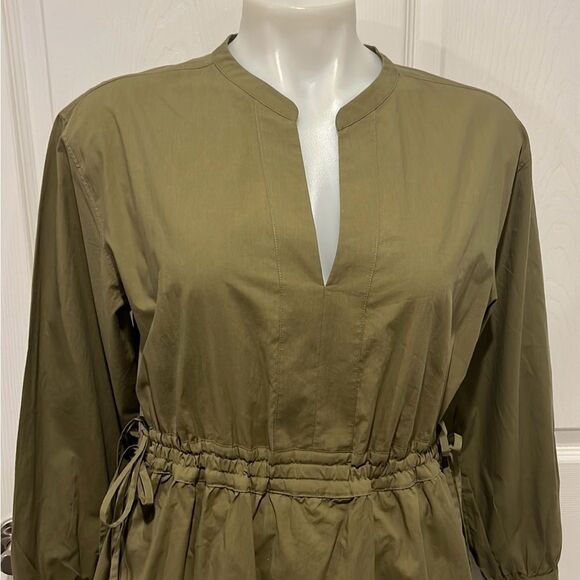 Rails ivy moss long sleeve tiered, mini shirt dress size small - Picture 5 of 11